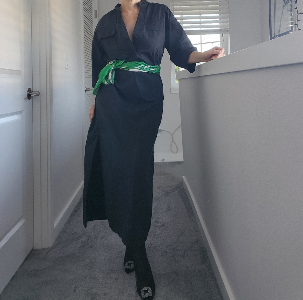 Banana Republic Black Maxi Dress - Picture 2 of 7